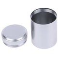 Airtight Aluminum Herb Stash Jar – Silver Metal Storage Can Herb Storage Jar Axl One Size