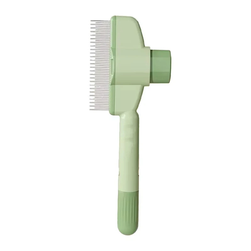Self-Cleaning Pet Grooming Comb for Dogs & Cats | Deshedding Pet Grooming Comb Axl green-1pcs