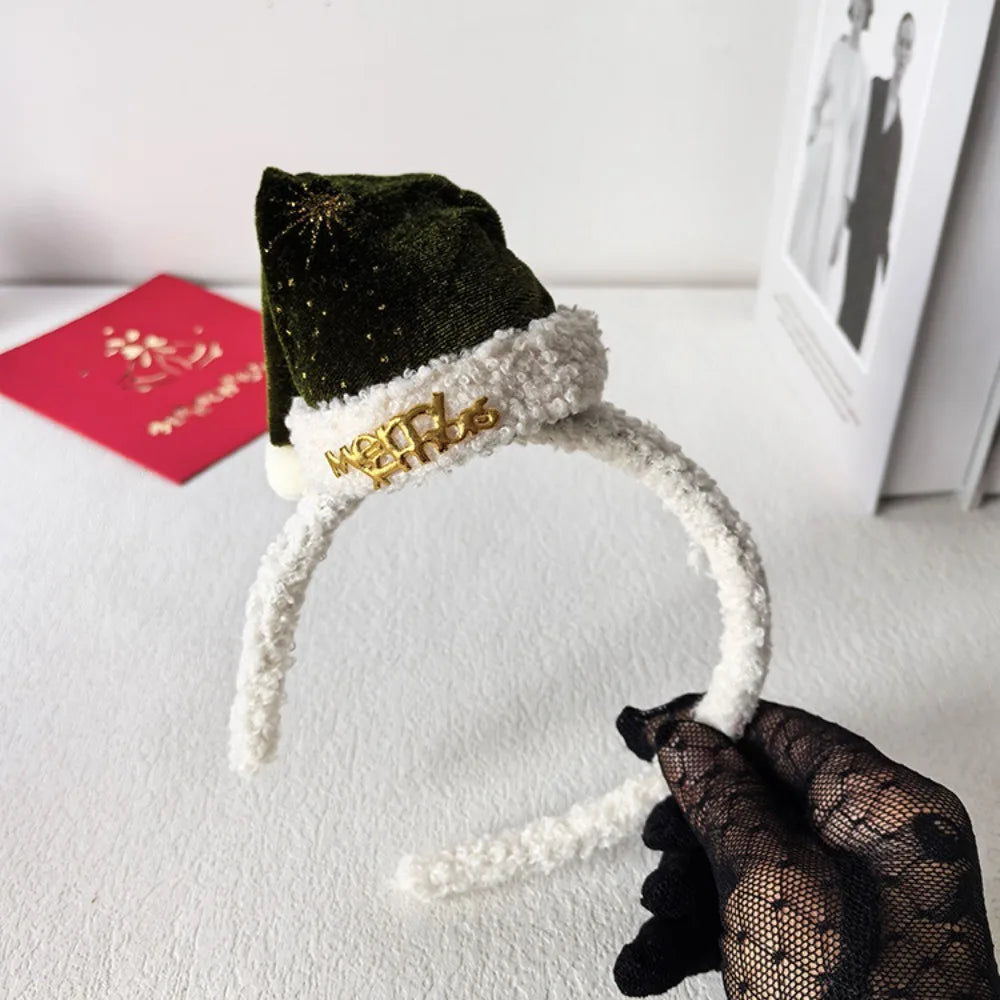 Sequin Christmas Headband – Red Bowknot & Star Hair Hoop Christmas Headband Axl Style 8