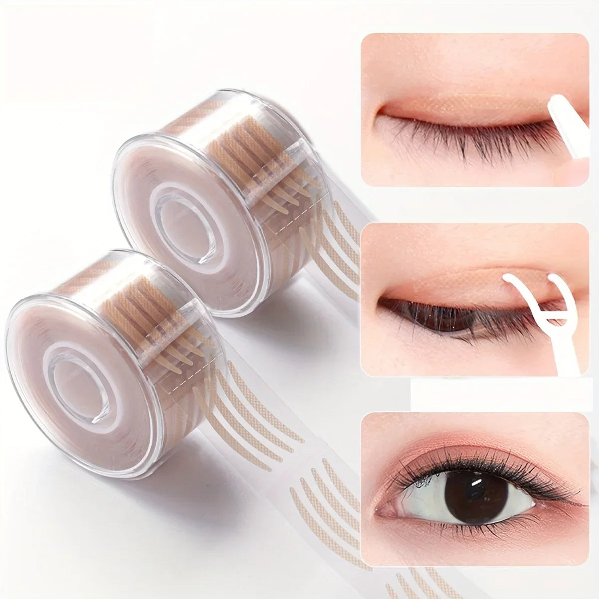 600pcs Ultra-Thin Eyelid Tape Stickers for Natural Big Eyes Look Eyelid Tape Stickers Axl
