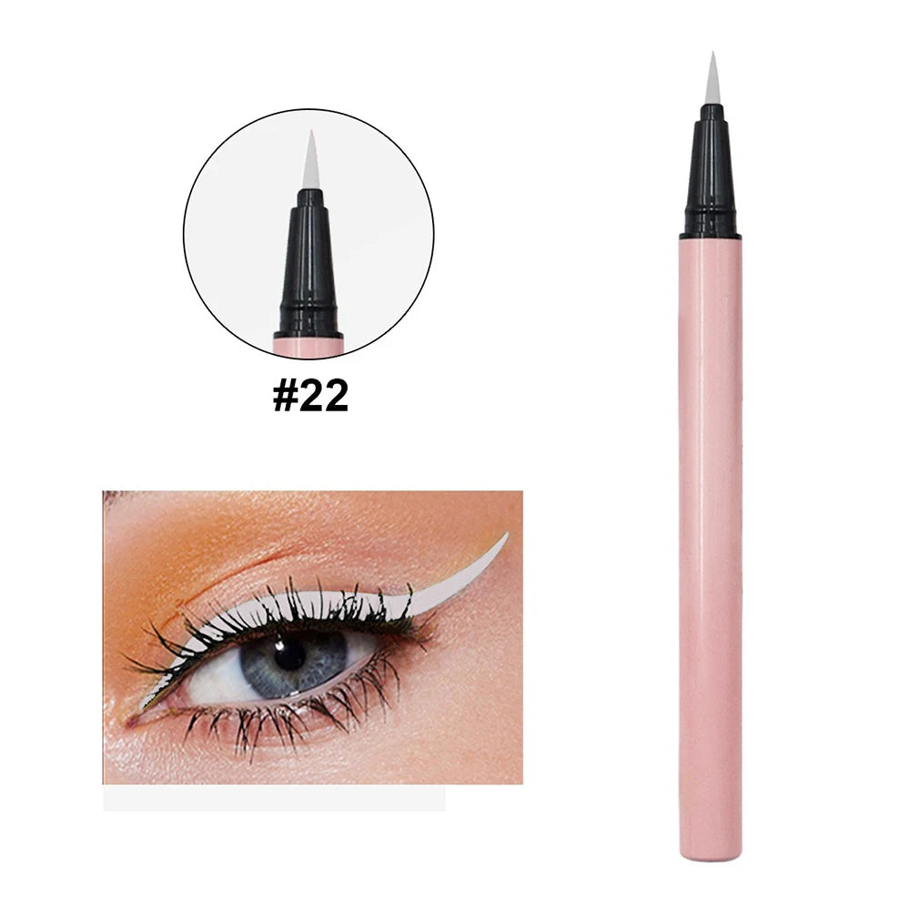 Waterproof Liquid Eyeliner Pink Tube – Smudge-Proof, Vegan
