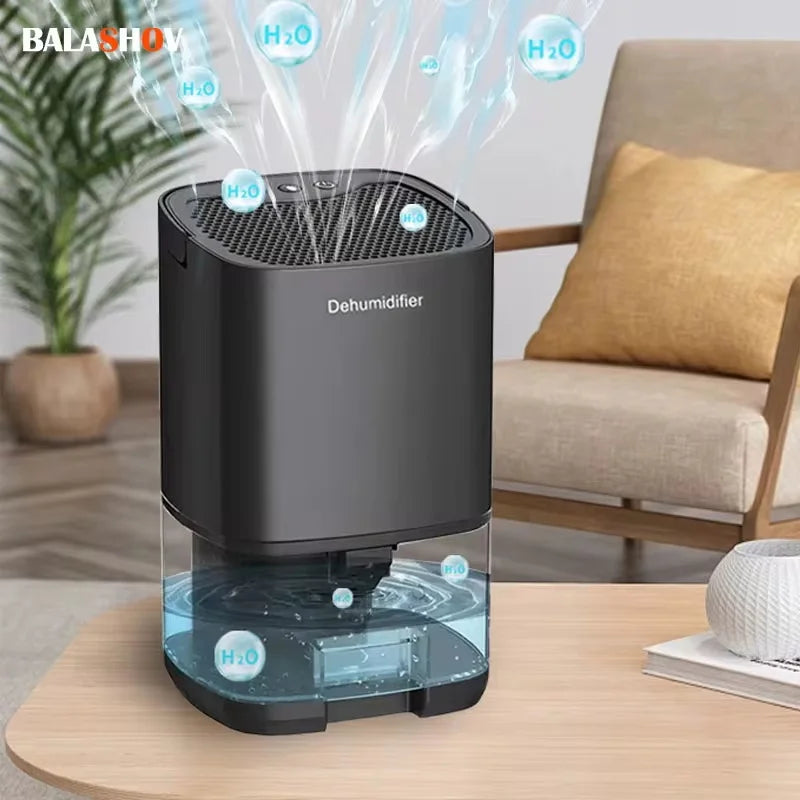 BALASHOV 1000ml Compact Silent Dehumidifier – Office & Kitchen Compact Dehumidifier Axl