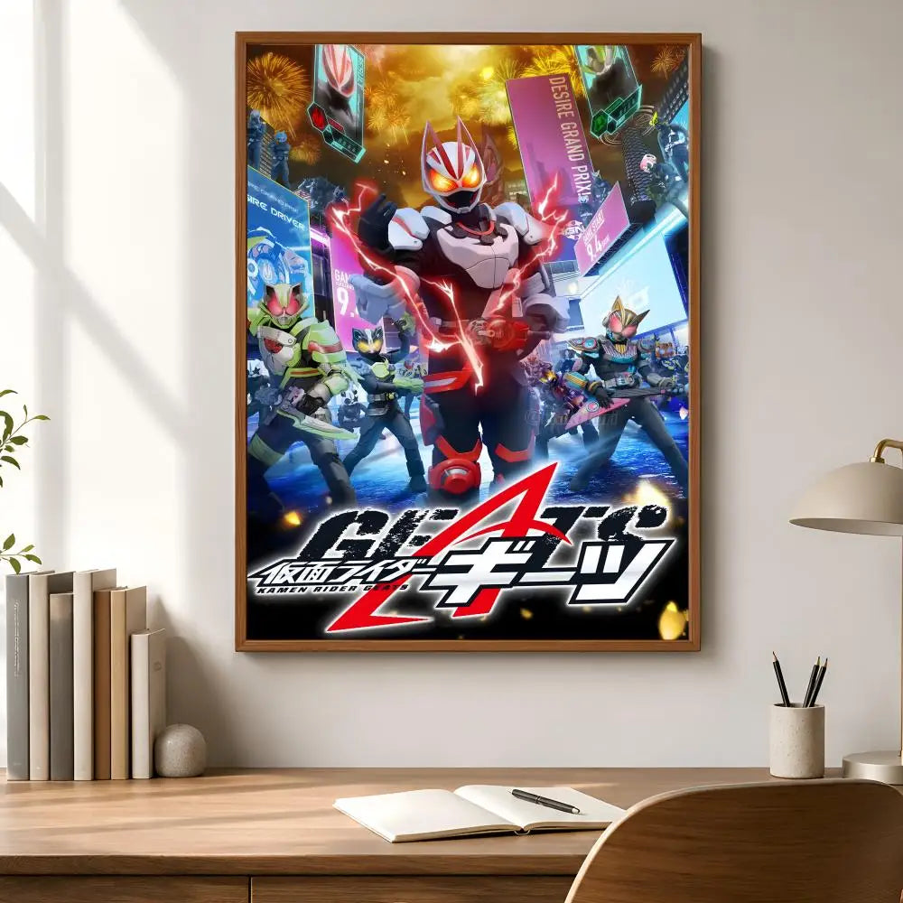 Tokusatsu Geats HD Self-Adhesive Waterproof Wall Poster Wall Poster Axl