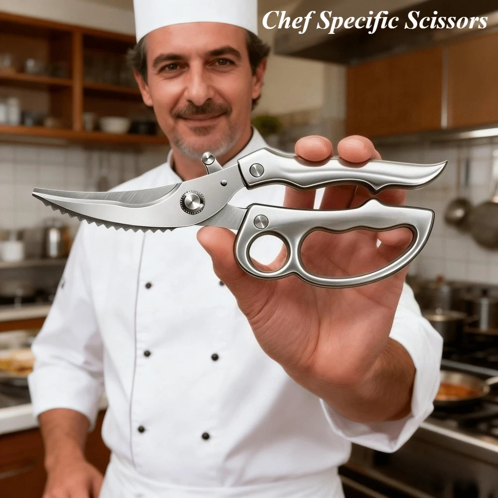 PLYS Heavy-Duty Kitchen Shears with Spring-Loaded Ejector Kitchen Shears Axl