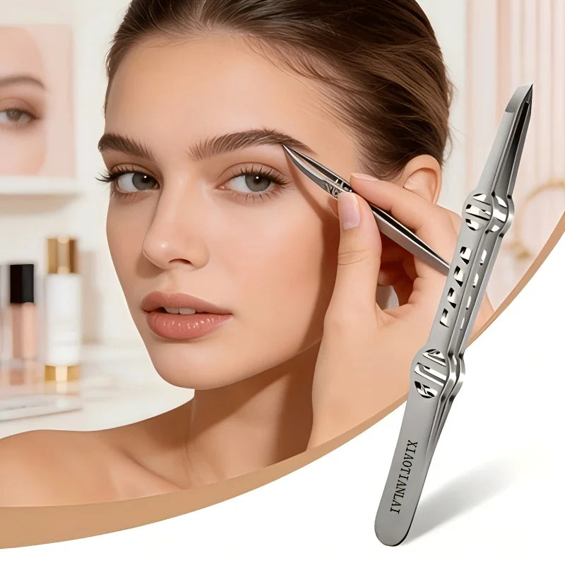 PLYS Precision Tweezer Kit – Stainless Steel Eyebrow Set Precision Tweezer Kit Axl