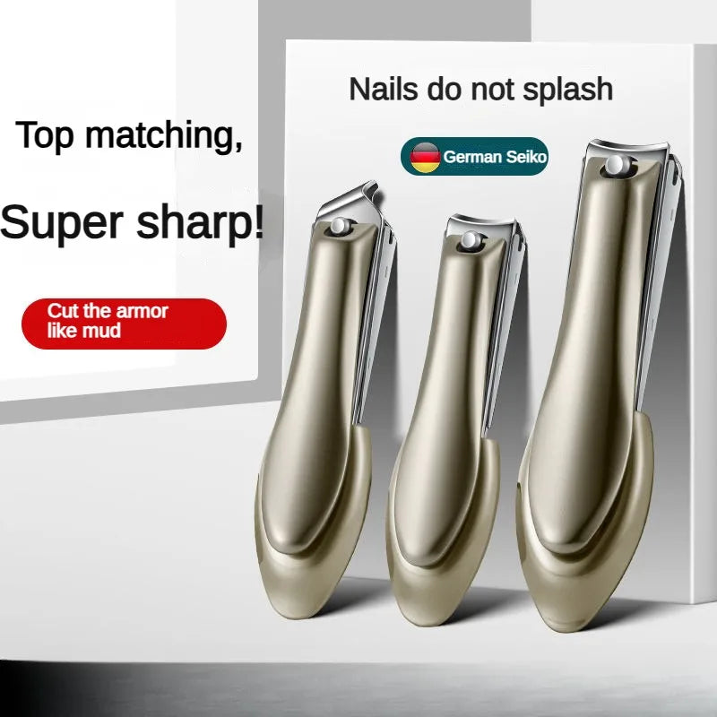 Stainless Steel Anti-Splash Nail Clipper – Fingernail & Toenail Trimmer Nail Clipper Axl