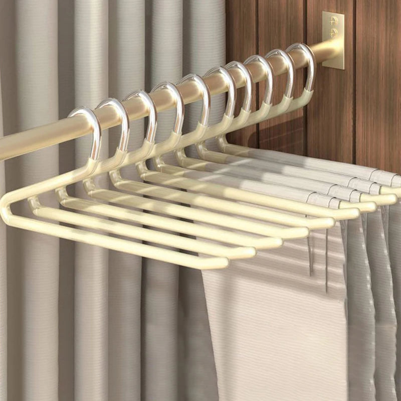 4-Pack Z-Shape Pants Hangers | Non-Slip Trouser Clips for Closet Pants Hangers Axl