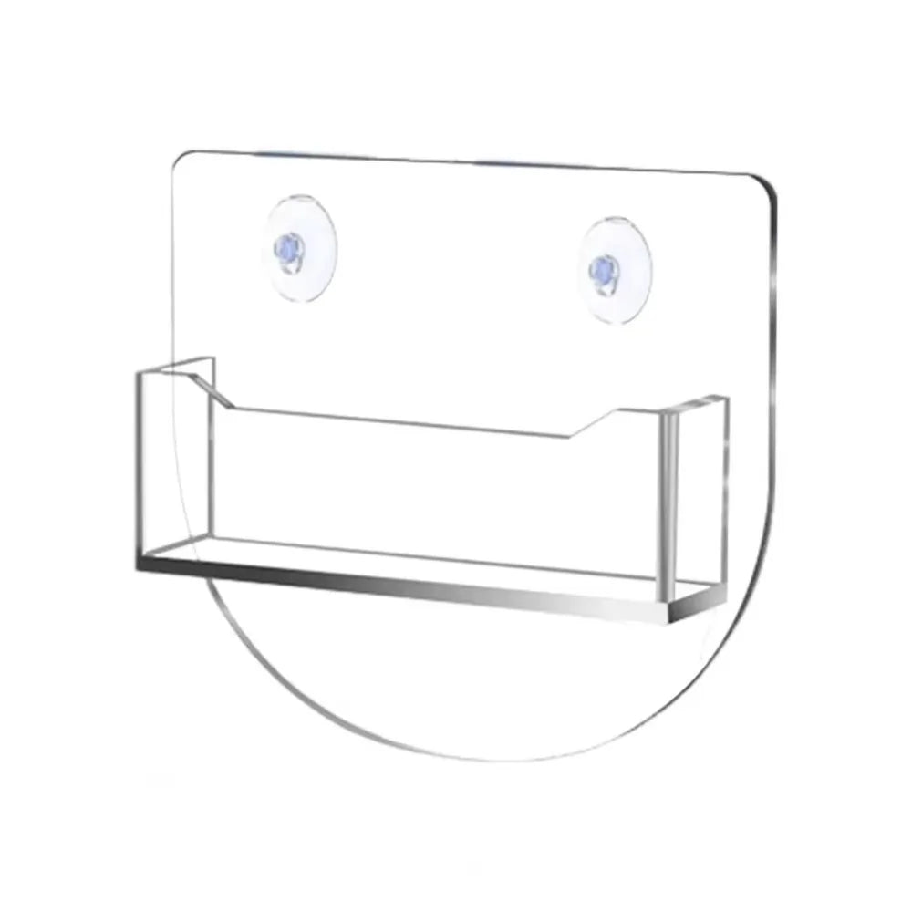 Acrylic Business Card Holder – Suction Cup Window Display Stand Business Card Holder Axl Clear
