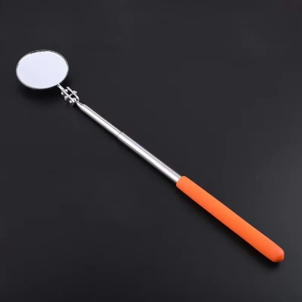 Telescopic Inspection Mirror – Rotatable Stainless Steel Tool Inspection Mirror Axl round 50mm