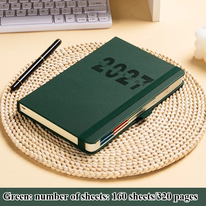 2027 Productivity Planner & Habit Tracker – 320-Page Journal Productivity Planner Journal Axl Green--320 Pages A5