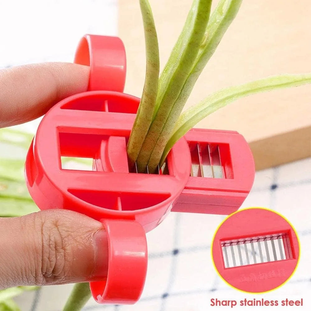 Green Bean Slicer & Shredder – Stainless Steel Kitchen Tool Vegetable Slicer Tool Axl