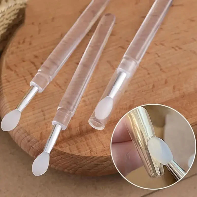 Nail Powder Application Brush – Reusable Nail Art & Lip Tool Nail Art Brush Axl