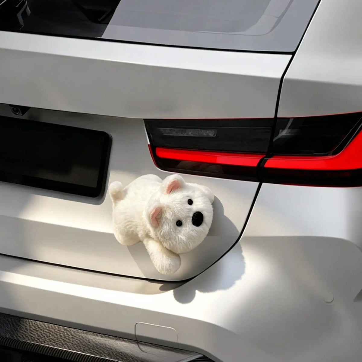 Magnetic Plush Car Ornament – Cute Cat & Bear Stuffed Doll Car Plush Magnet Axl