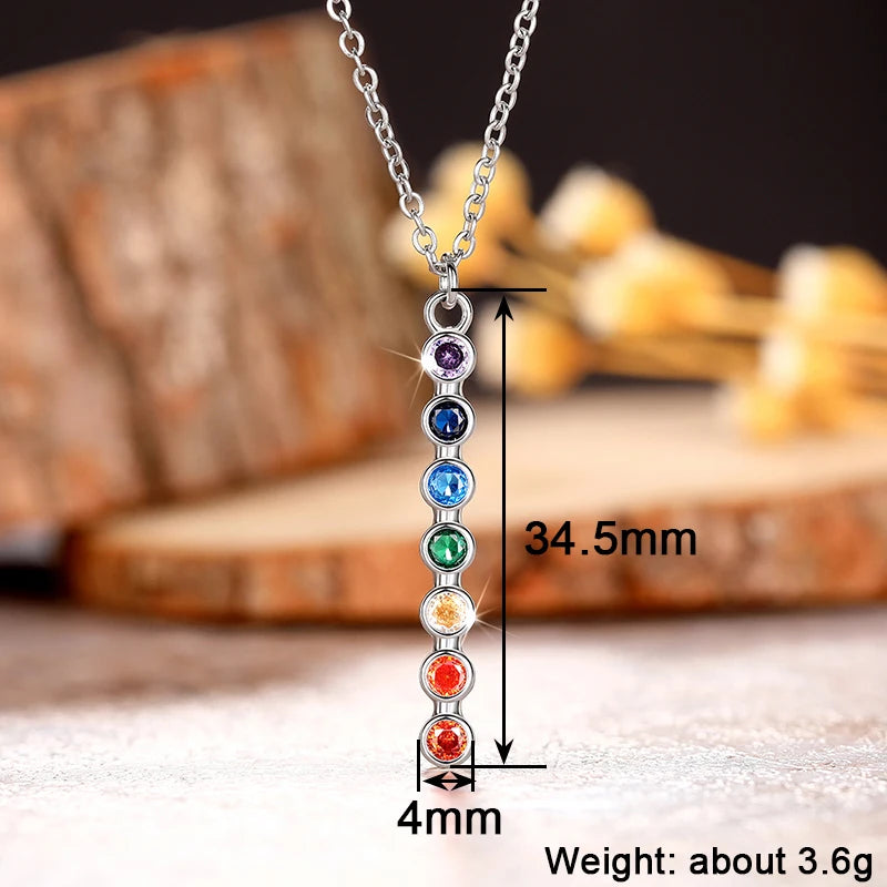 Huitan Cubic Zirconia Pendant Necklace – Women's Statement Jewelry Pendant Necklace Axl