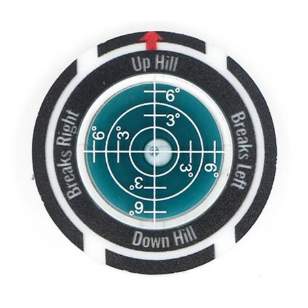 Golf Green Reading Tool – Spirit Level & Ball Marker Golf Training Aid Axl Style 10