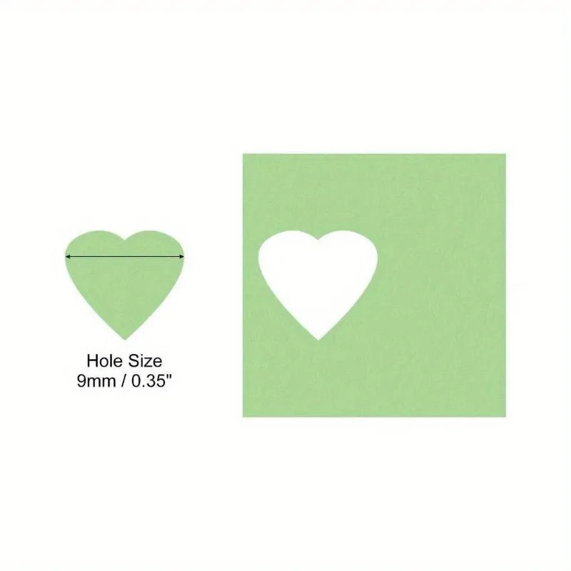 Heart Hole Punch 9/16/25mm – Scrapbooking Paper Craft Puncher Paper Craft Punch Axl