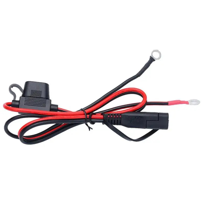 SAE to Ring Terminal Cable – 12V Motorcycle Battery Charger Lead Battery Charger Cable Axl