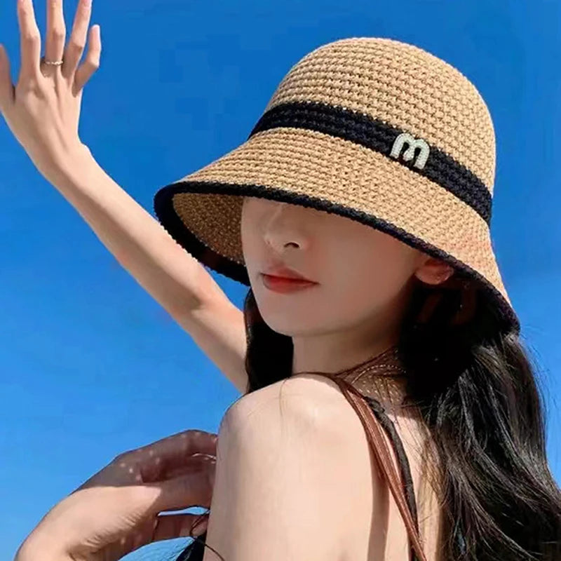 Women's Foldable Bucket Hat – UV Protection Summer Beach Hat Bucket Sun Hat Axl Coffee