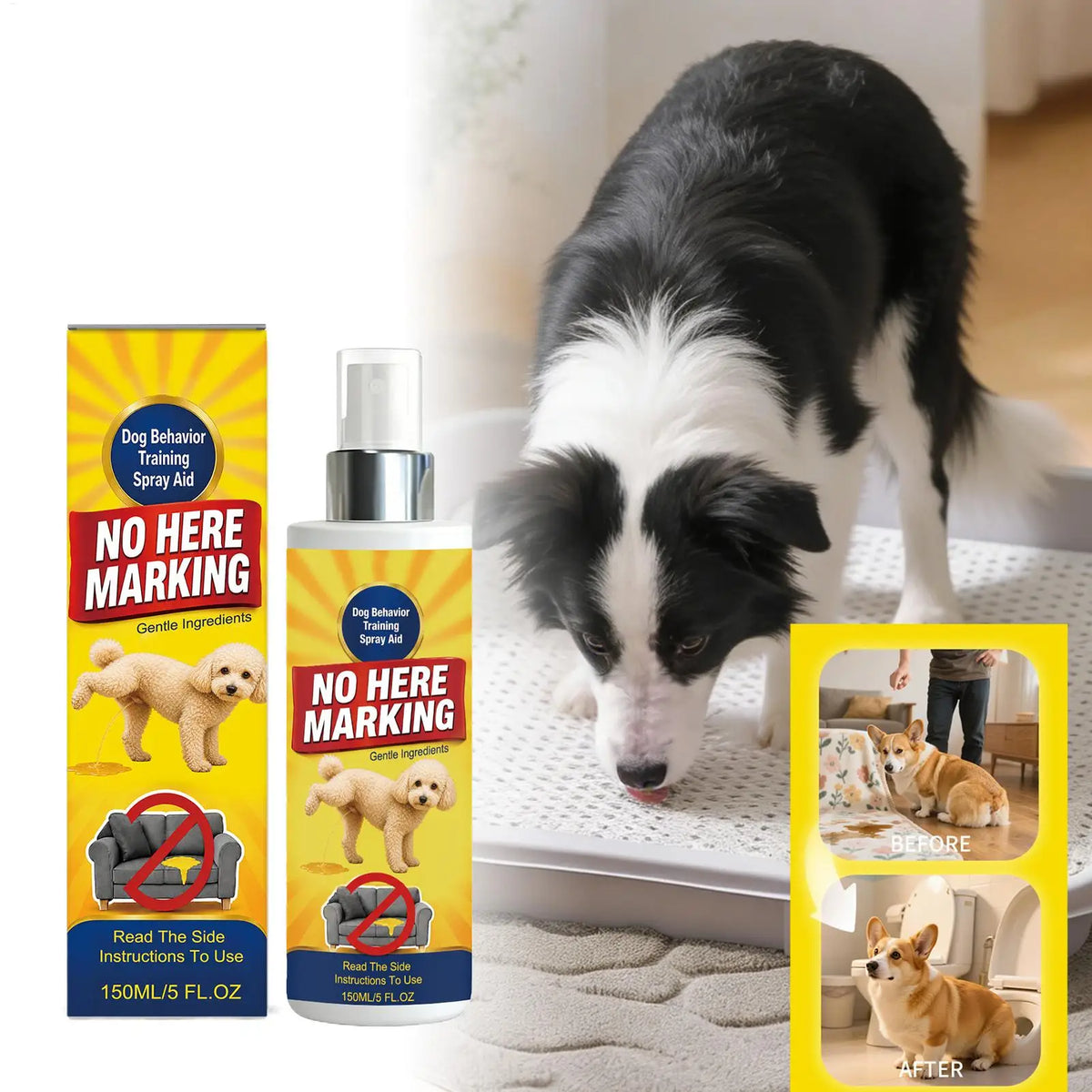 Dog Potty Training Spray 150ml | Puppy Toilet Training Aid Dog Training Spray Axl Default Title