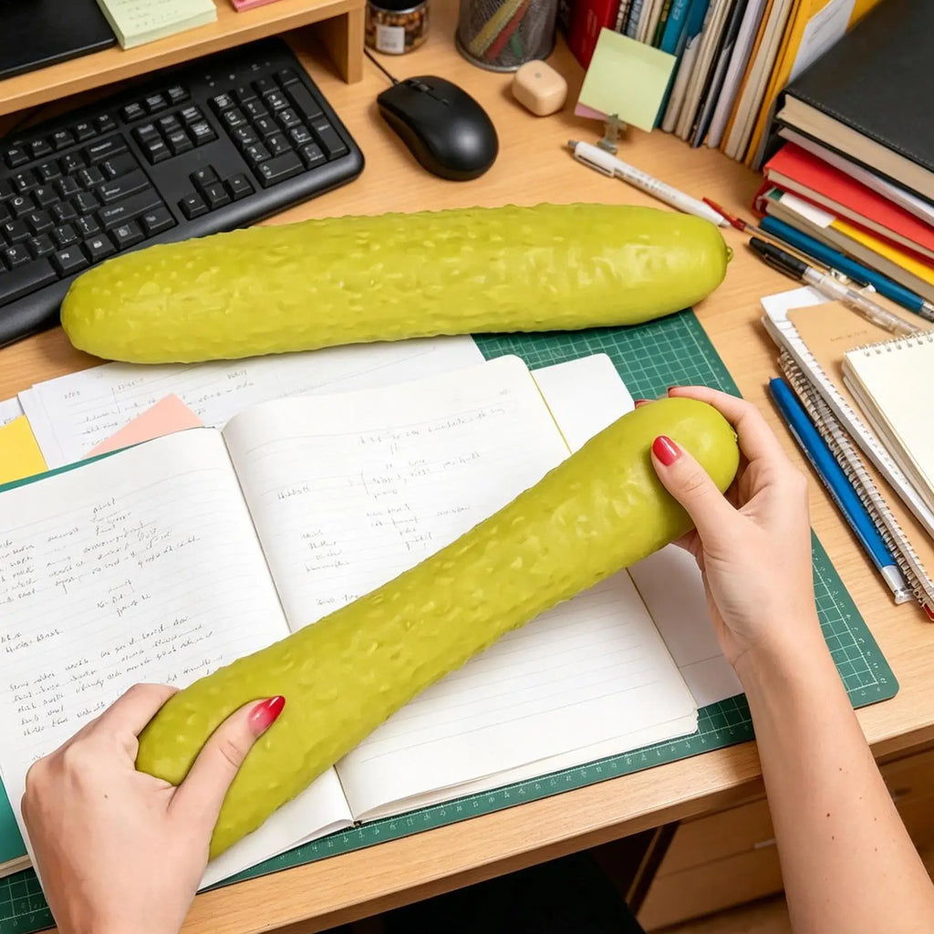 Pickle Squeeze Fidget Toy – Slow Rising Sensory Toy Squeeze Fidget Toy Axl
