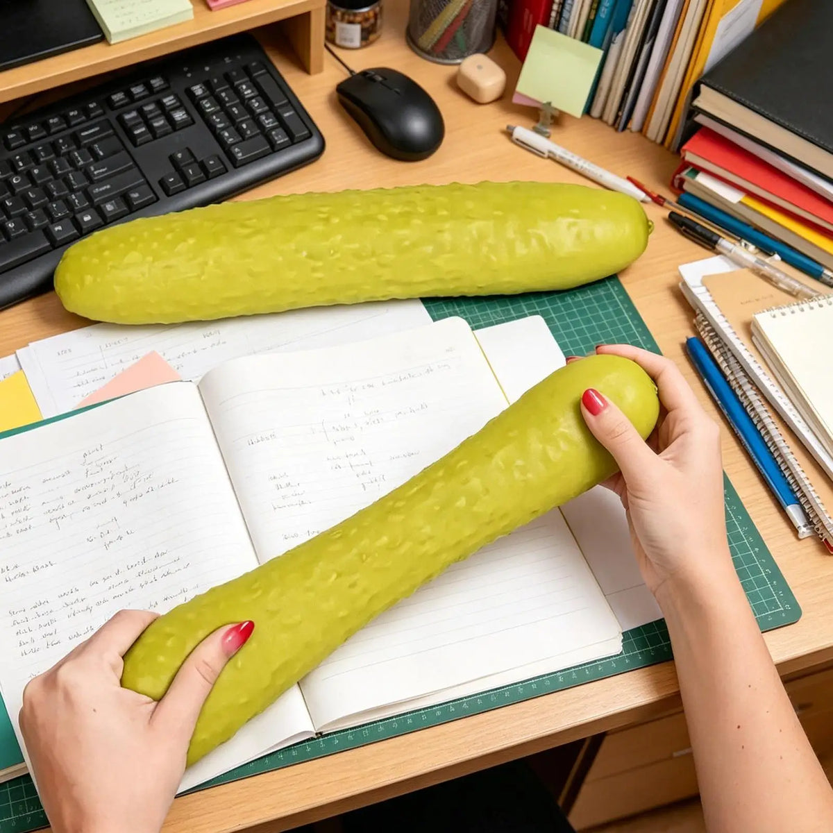 Pickle Squeeze Fidget Toy – Slow Rising Sensory Toy Squeeze Fidget Toy Axl