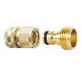 Brass 3/4" GHT Quick Connect Garden Hose Coupler Fitting Garden Hose Fitting Axl set A China Mainland