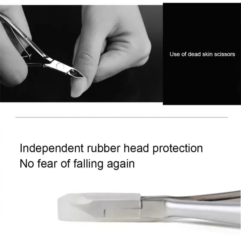 Stainless Steel Cuticle Scissors – Precision Nail Trimmer Cuticle Scissor Axl