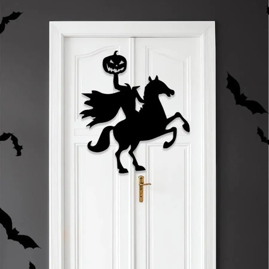 Halloween Wall Sticker – Removable Waterproof Door & Window Decal Halloween Wall Decal Axl