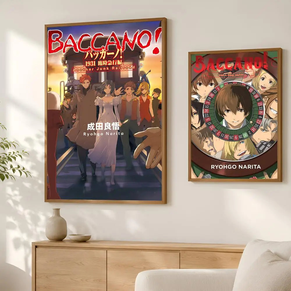 Anime Baccano Self-Stick HD Wall Art Poster – Waterproof Decor Anime Wall Poster Axl