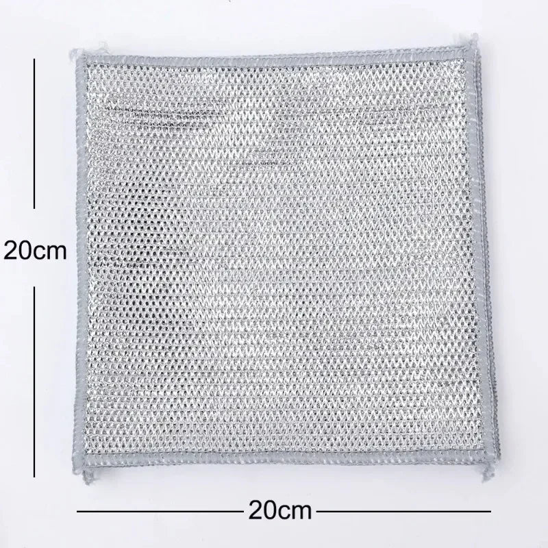 20-Pack Double-Sided Microfiber Magic Cleaning Cloths & Scrub Rags Microfiber Cleaning Cloths Axl