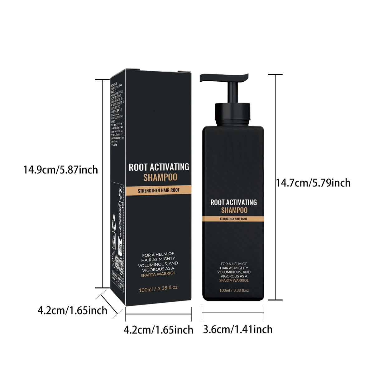 Men's Ginger & Licorice Scalp Care Volumizing Shampoo 100ml Scalp Care Shampoo Axl