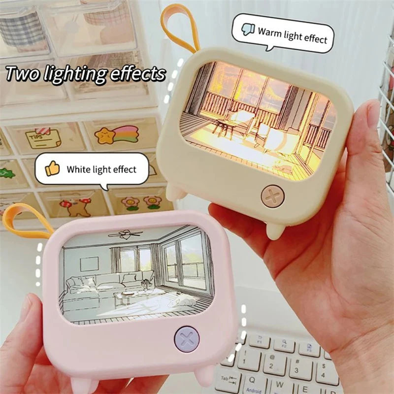 LED Picture Frame Night Light – USB Rechargeable Dimmable Mood Lamp LED Night Light Axl