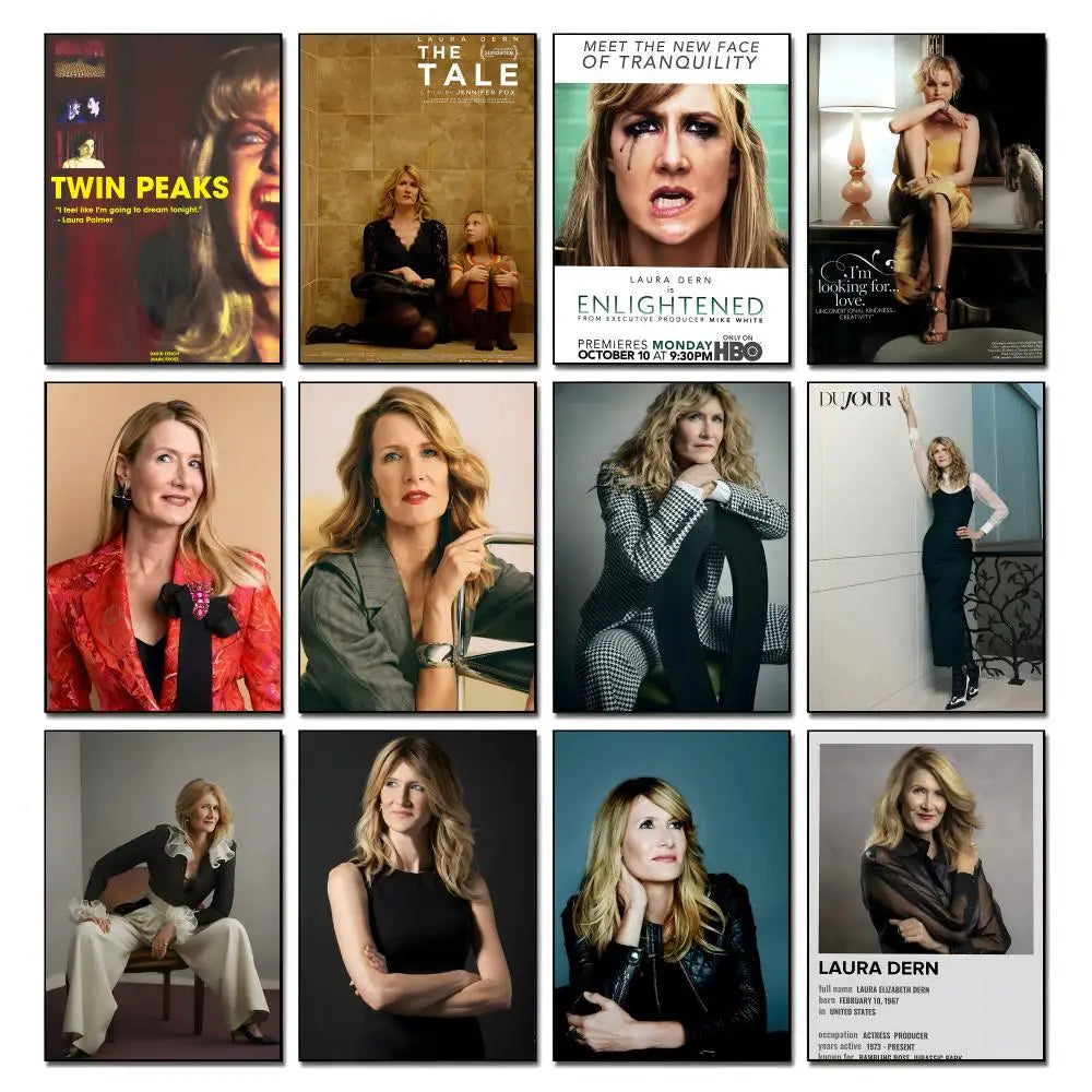 Laura Dern HD Art Poster – Waterproof Sticky Wall Décor Wall Art Poster Axl