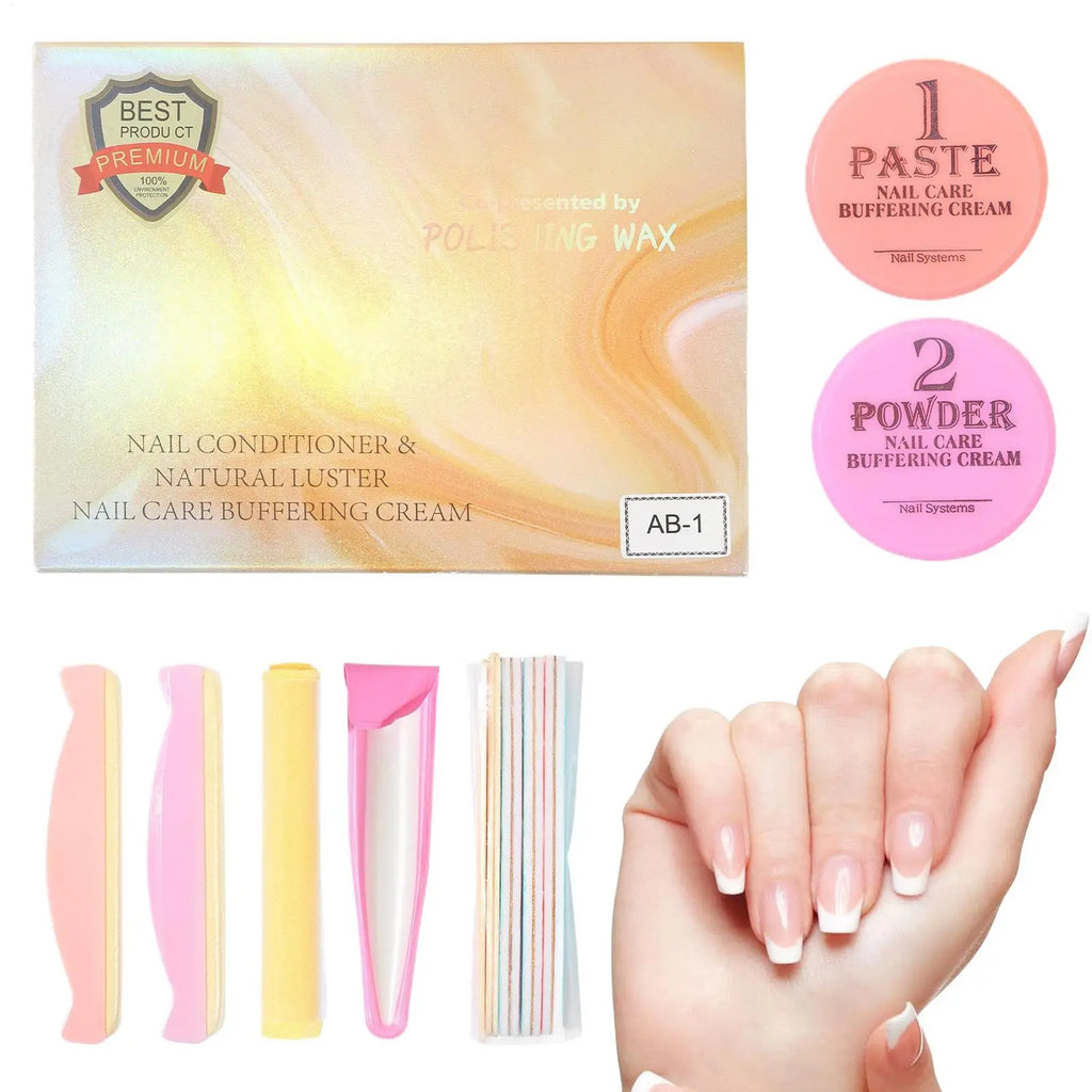 Natural Nail Manicure & Pedicure Kit with Buffer – Women Nail Manicure Kit Axl