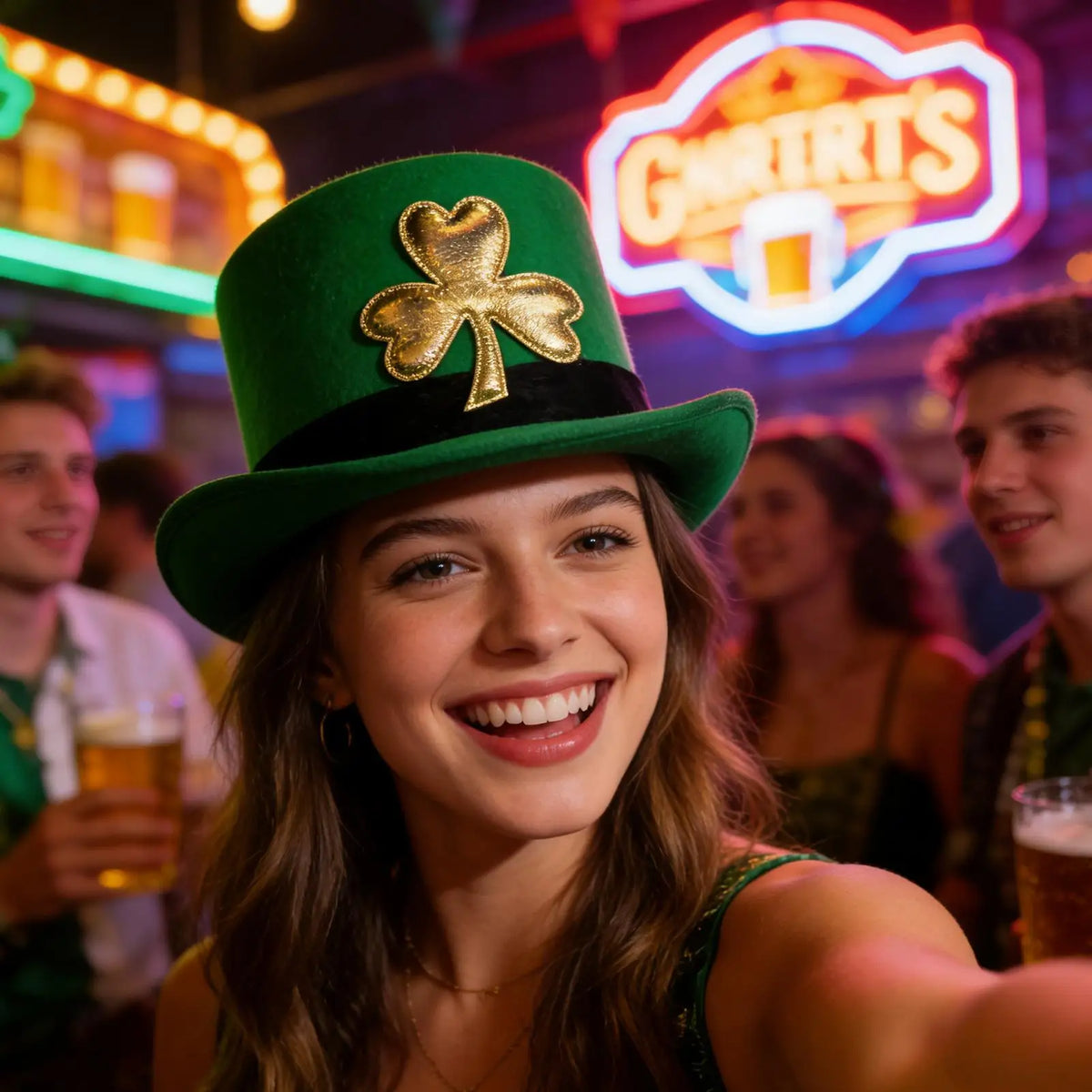 Irish Green Top Hat – St. Patrick's Day Costume Party Hat Costume Party Hat Axl
