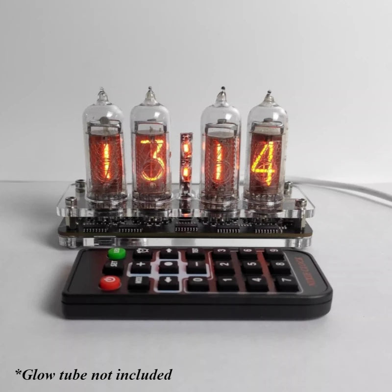 4-Digit IN-14 Nixie Tube Clock Base | Glow Tube Motherboard Nixie Tube Clock Base Axl