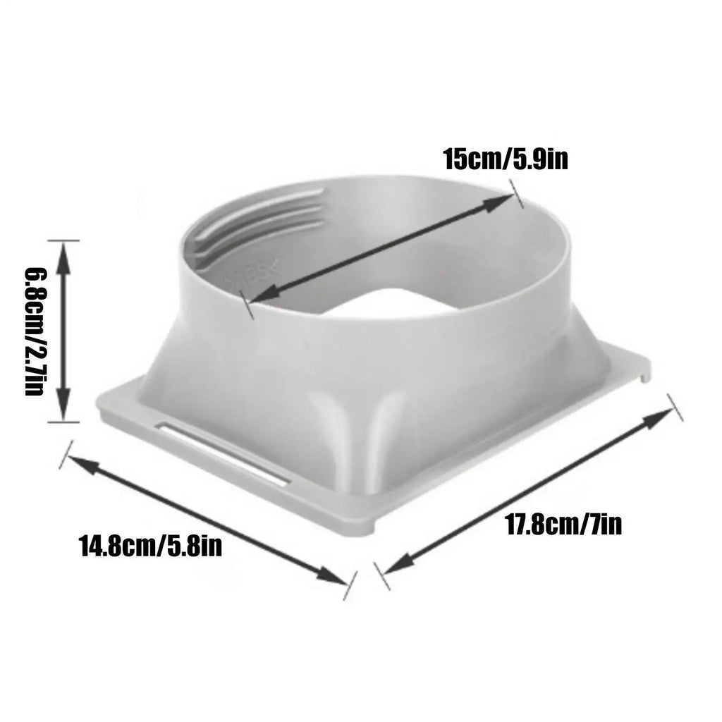 5.9" Portable AC Exhaust Hose Connector Window Vent Adapter AC Vent Adapter Axl