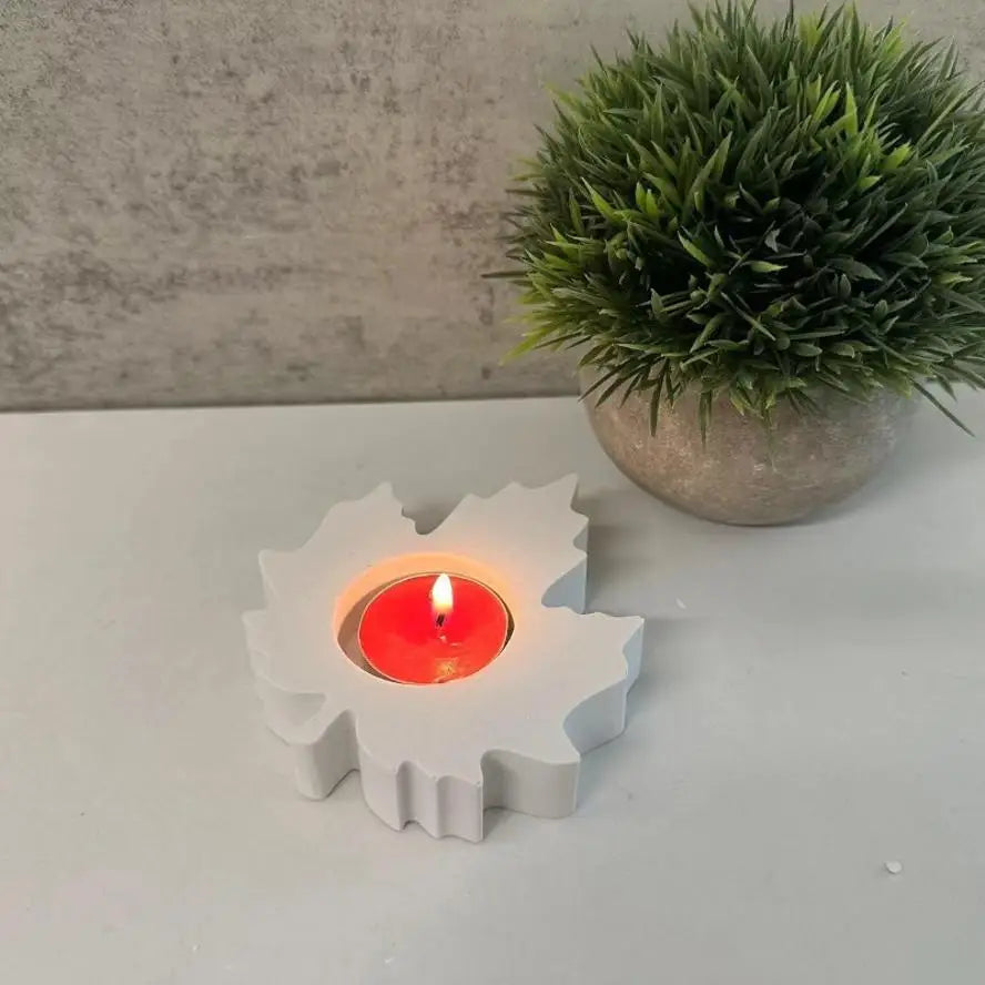 Maple Leaf Silicone Mold – DIY Tea Light & Resin Candle Holder Silicone Craft Mold Axl