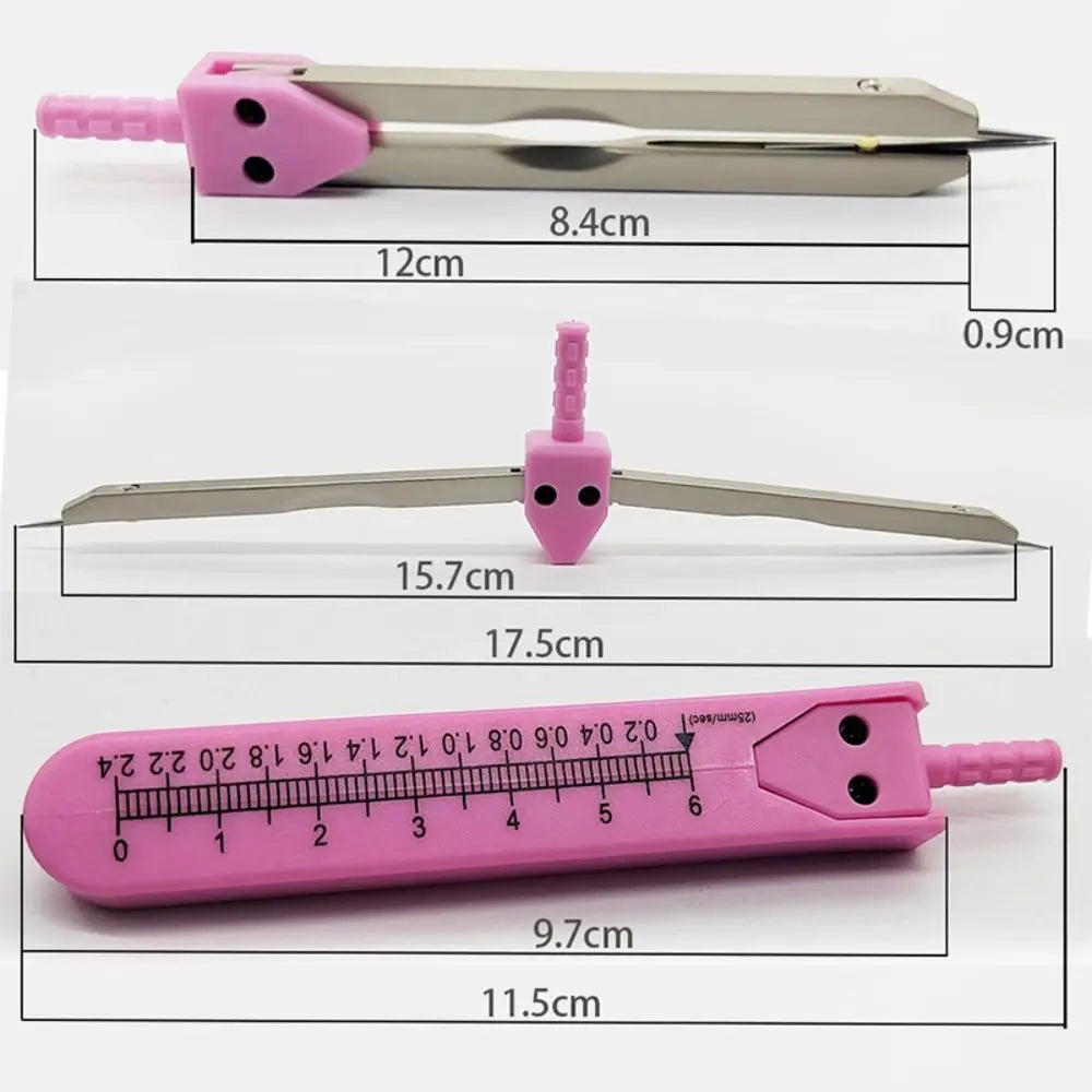 Metal ECG Calipers – Precision Graduated Measuring Compass Measuring Calipers Axl