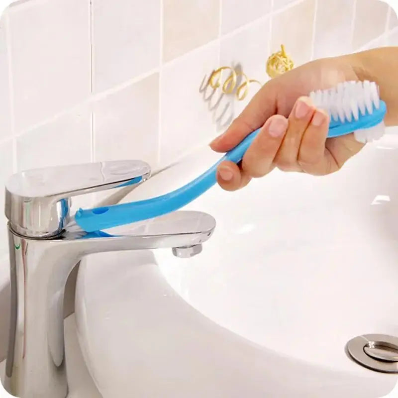 Long Handle Shoe Cleaning Brush – Multi-Use Home Scrubber Cleaning Brush Axl blue