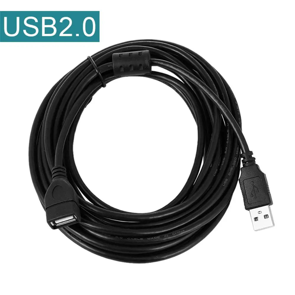 USB 2.0 A Male to Female Extension Cable – 0.6M to 5M USB Extension Cable Axl