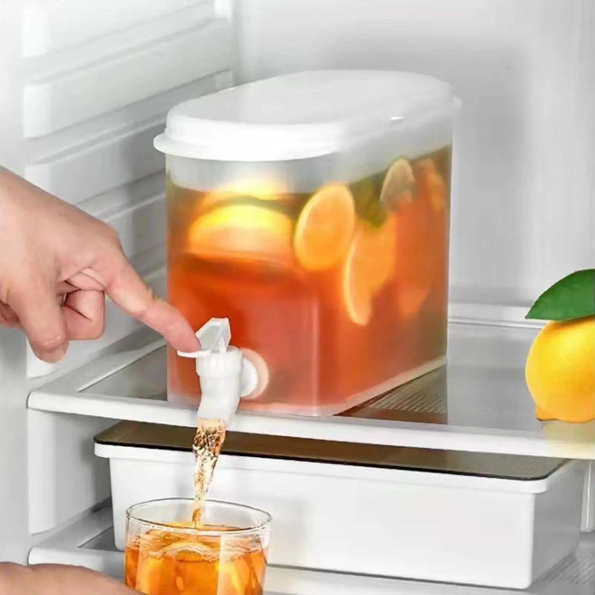 2.8L Beverage Dispenser with Spigot – Fridge Drink Dispenser Beverage Dispenser Axl