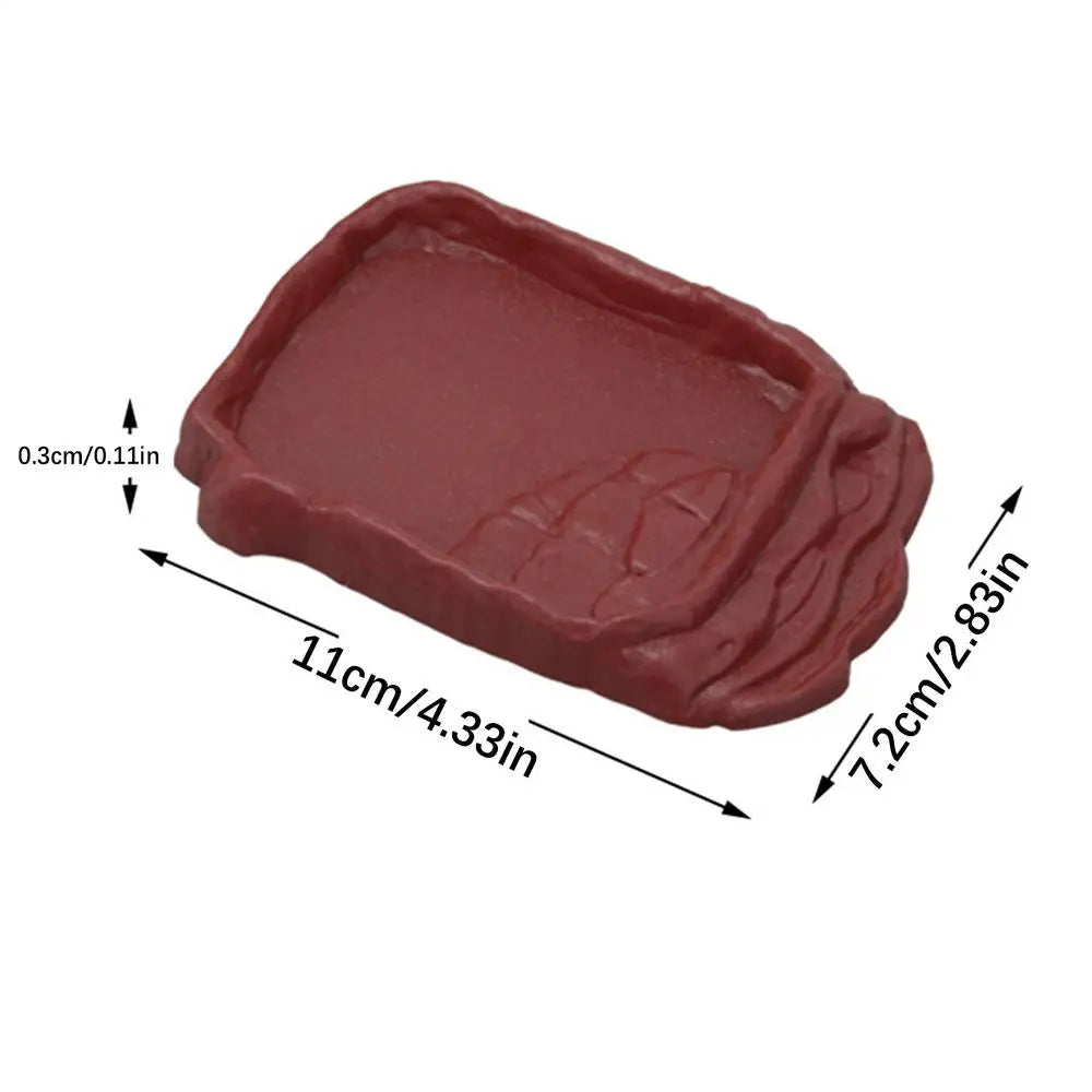 Reptile Water Dish & Bathing Pool with Anti-Slip Ladder Reptile Water Dish Axl Small