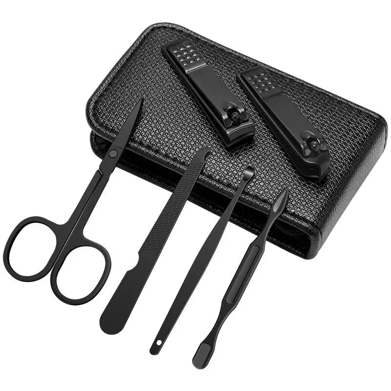 6-in-1 Stainless Steel Nail Clipper Set – Portable Nail Art Kit Nail Clipper Set Axl