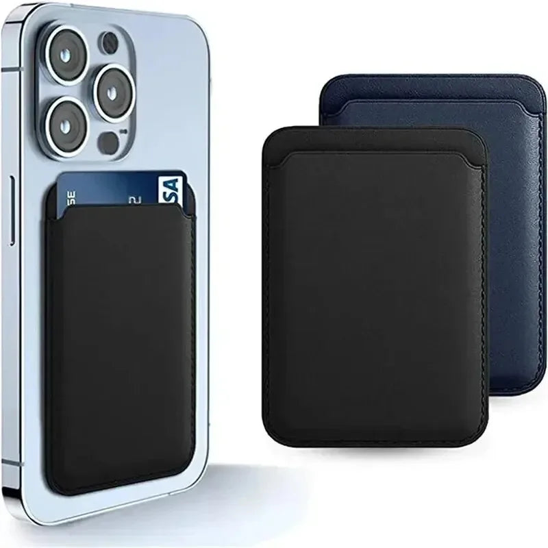 MagSafe Leather Wallet Card Holder for iPhone 12–15 Pro Max MagSafe Card Wallet Axl