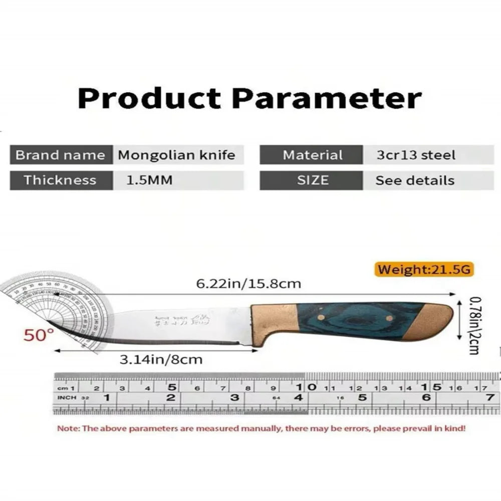 Mini Portable Fruit & Steak Knife with Sheath | BBQ Knife Portable Kitchen Knife Axl