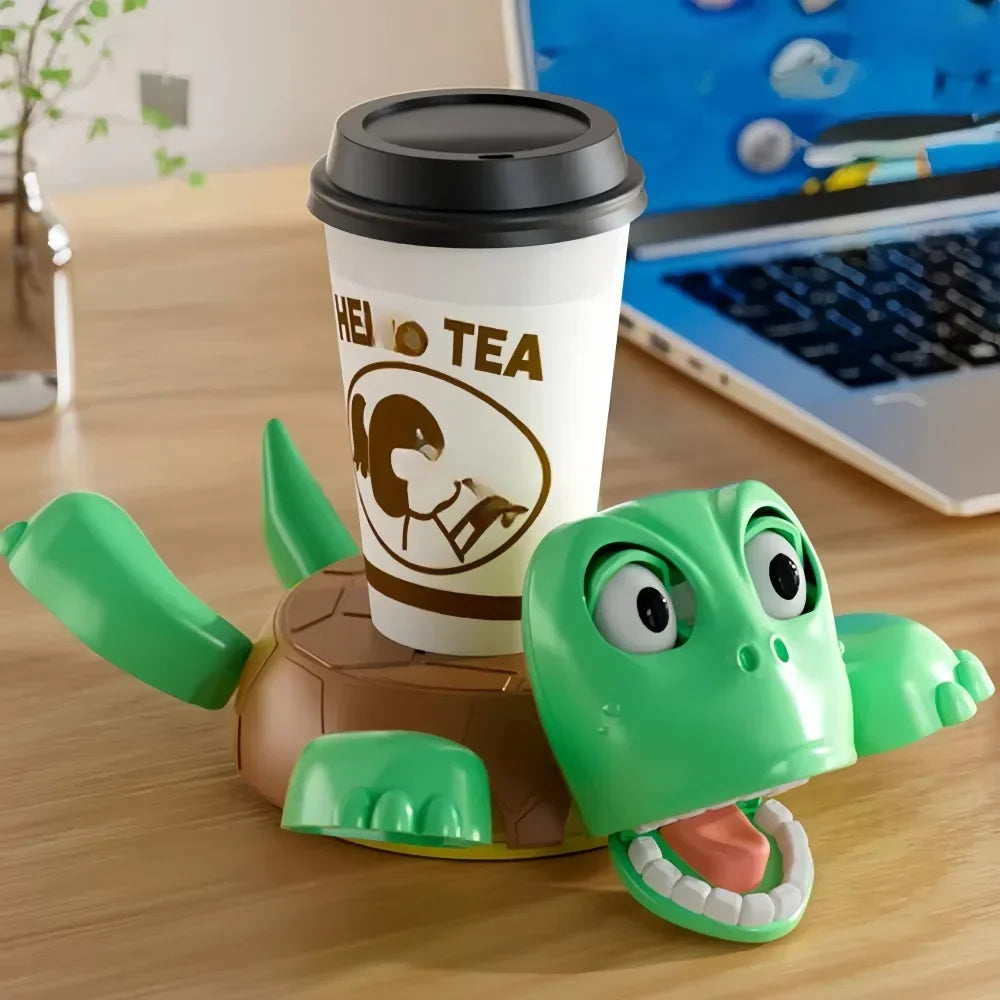 3D Printed Quirky Turtle Coaster – Funny Reactive Mug Mat Novelty Coaster Axl