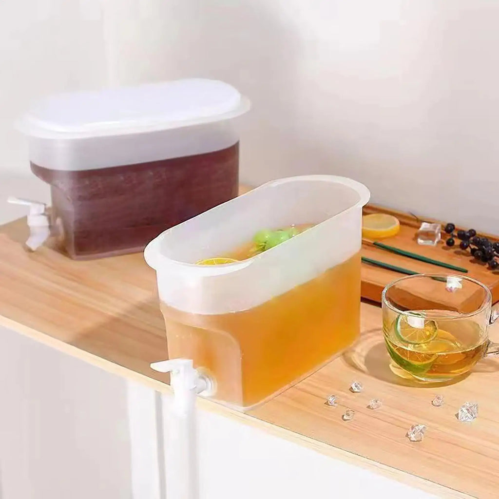 2.8L Fridge Drink Dispenser with Spigot | Cold Beverage Kettle Beverage Dispenser Axl