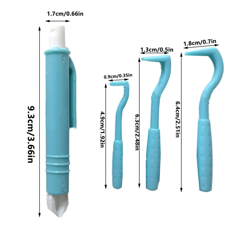 4-Piece Pet Tick Remover Kit – Hooks & Tweezers for Dogs & Cats Pet Tick Remover Axl