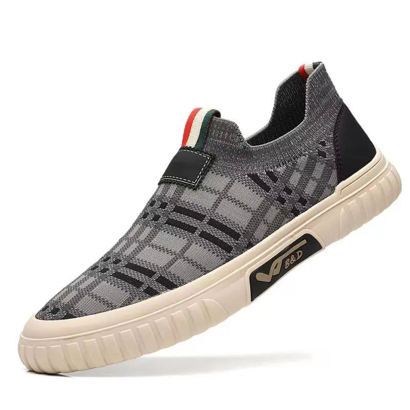 Men's Slip-On Mesh Sock Sneakers – Breathable Casual Shoes Slip-On Sneakers Axl